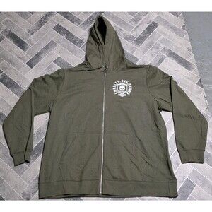 New Skull 1903 Harley-Davidson Motorcycle Men's Zip-Up Fleece Hoodie Size 3XL